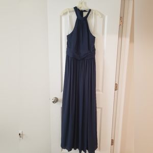 Navy Blue David's Bridal Dress